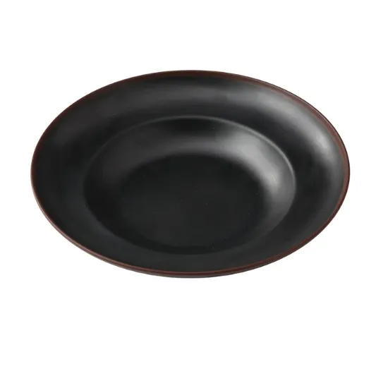 图片 NA-810BK 自然艺术 10 3/4" X 7" X 2 1/4" 地中海面食碗 12 盎司