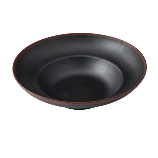 图片 NA-811BK 自然艺术 11 1/8" X 7" X 3 1/4" 深地中海碗 20 盎司