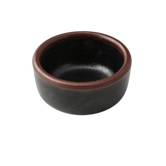 图片 NA-5002BK 自然艺术 2 1/2" X 1 1/4" 酱盘 1.5 盎司