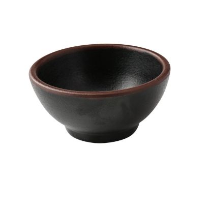 图片 NA-5003BK 自然艺术 3 1/2" X 1 3/4" 酱盘 4 盎司