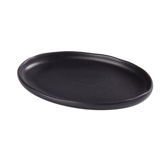 图片 NB-212 高贵黑 12-1/2" X 8-1/4" X 1-1/4" 椭圆盘