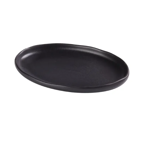 图片 NB-212 高贵黑 12-1/2" X 8-1/4" X 1-1/4" 椭圆盘