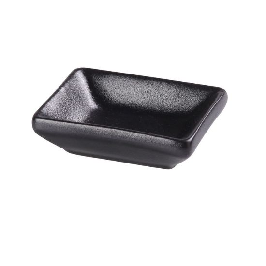 图片 NB-4030 贵族黑 3″ X 2-1/4″ X 1″ 酱盘 1 盎司