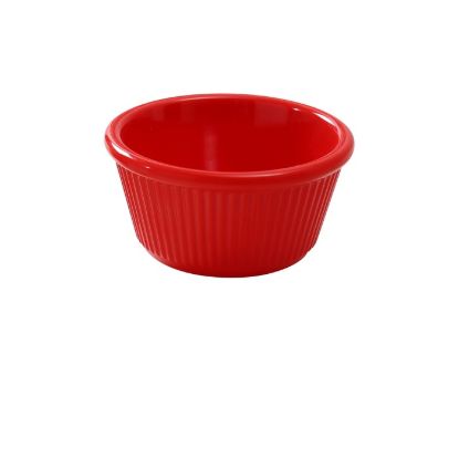 图片 NC-532RD 配件（三聚氰胺）3 3/8" X 1 3/4"H，5 盎司凹槽模子红色