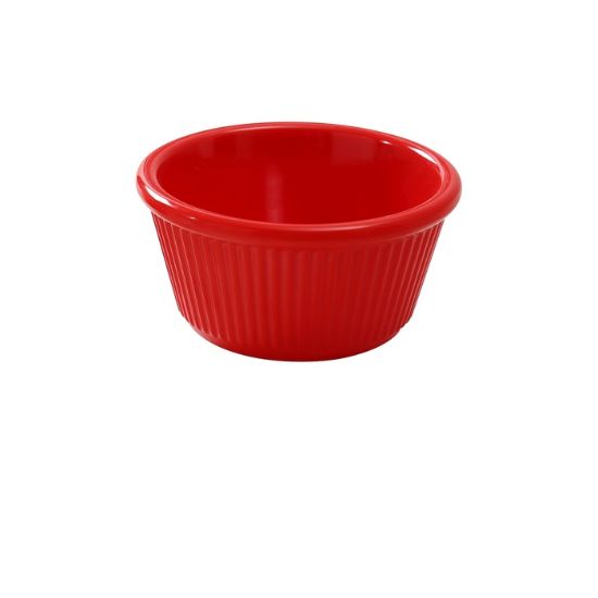 图片 NC-532RD 配件（三聚氰胺）3 3/8" X 1 3/4"H，5 盎司凹槽模子红色