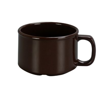 图片 NC-9014C 配件（三聚氰胺）4″ X 2 3/4″ 汤杯巧克力 12 盎司