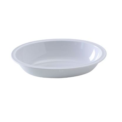 图片 NS-036W Nessico 10″ X 7 1/4″ X 2 1/4″ 椭圆形碗 36 盎司白色