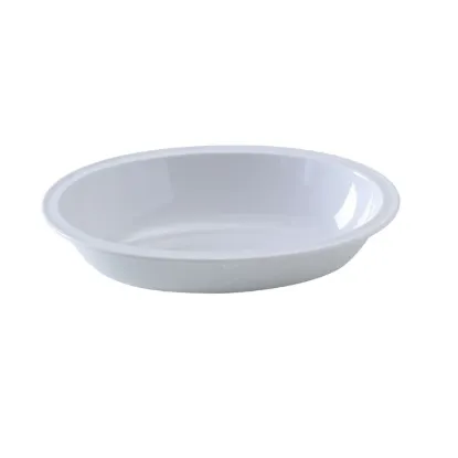 图片 NS-036W Nessico 10″ X 7 1/4″ X 2 1/4″ 椭圆形碗 36 盎司白色