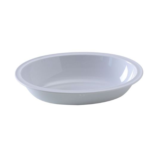 图片 NS-064W Nessico 11 3/4" X 8 1/4" X 2 3/4" 椭圆形碗 64 盎司 白色
