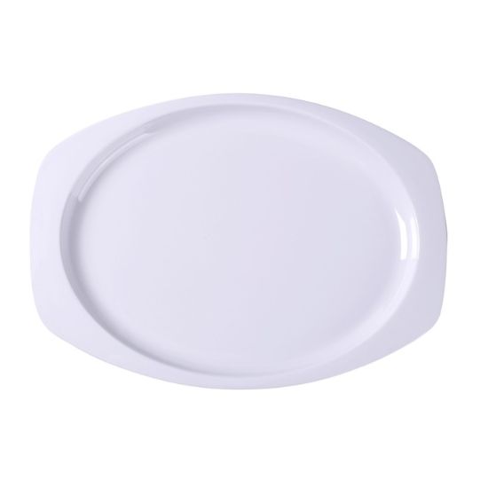 图片 NS-209W Nessico 9 1/2" X 6 3/4" 矩形浅盘 白色