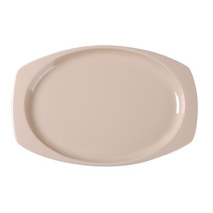 图片 NS-215T Nessico 15″ X 10 1/2″ 矩形浅盘 棕褐色