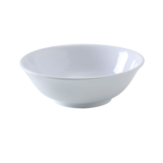 图片 NS-5095W Nessico 11" X 3 3/4" 无边碗 87 盎司白色