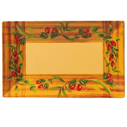 图片 OL-218 橄榄色 18″ X 10 1/2″ 矩形盘