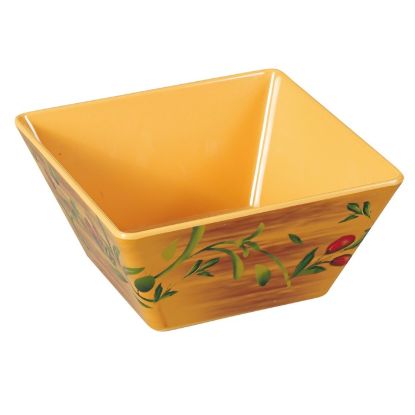 图片 OL-405 橄榄色 5″ X 3″ 方碗 20 盎司