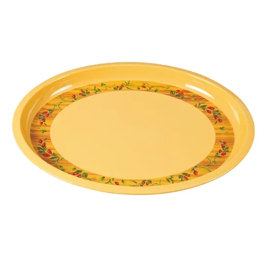 图片 OL-3022 橄榄色 22" X 18" 火鸡拼盘，1 1/4" 深
