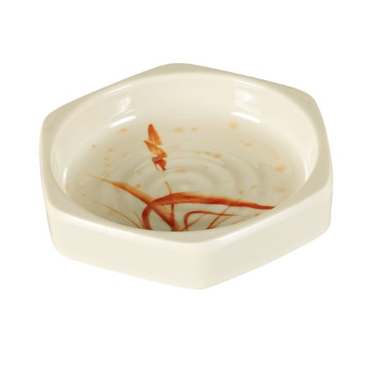 图片 OR-3001 兰花 4 1/8" 酱盘 金兰花 3.5 盎司