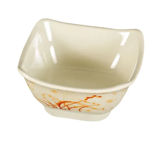 图片 OR-5450 兰花 4 3/4" X 2 1/4"H 方形碗 10 盎司