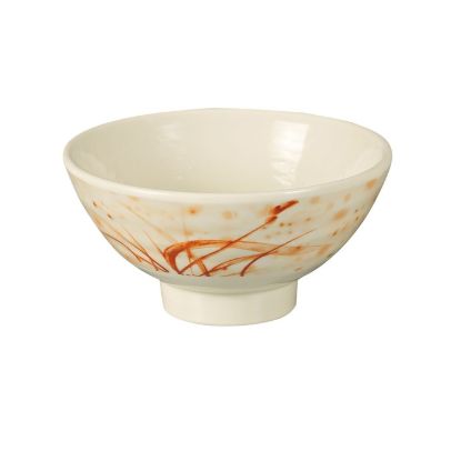 图片 OR-5705 兰花 4 3/4" X 2 1/2"H 饭碗 金兰花 10 盎司