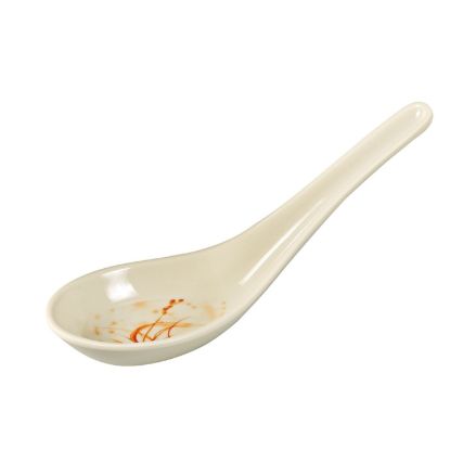 图片 OR-7001 兰花 5 1/2" 汤勺 金兰花