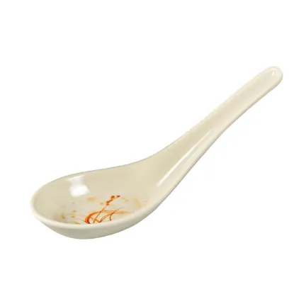 图片 OR-7001 兰花 5 1/2" 汤勺 金兰花