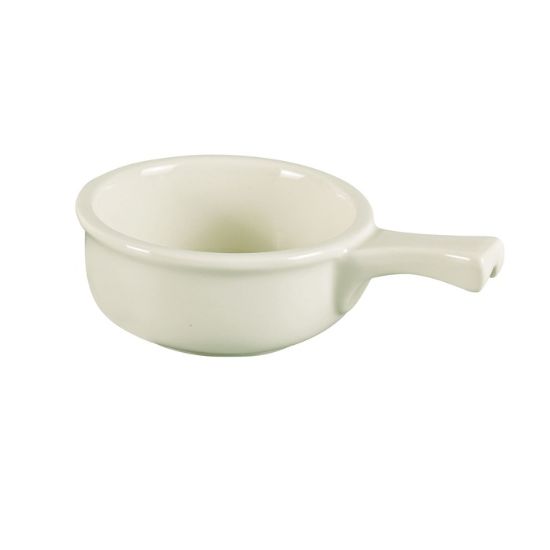 图片 OS-15-P 配件 5 1/4″X2 1/4″ 带手柄洋葱汤罐 超白 15 盎司