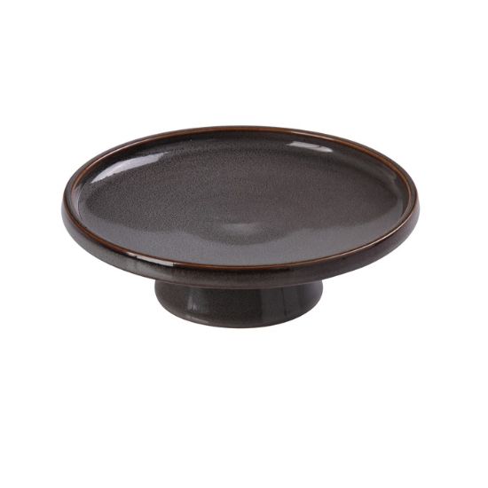 图片 PK-607 孔雀 7-1/2" X 2-1/2" 有脚甜点盘