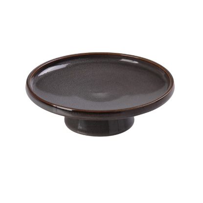 图片 PK-609 孔雀 9″ X 3″ 有脚甜品盘