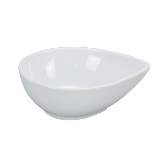 图片 RM-704 罗马 4″ X 3 1/2″ X 1 1/2″ 水滴形盘子 4 盎司