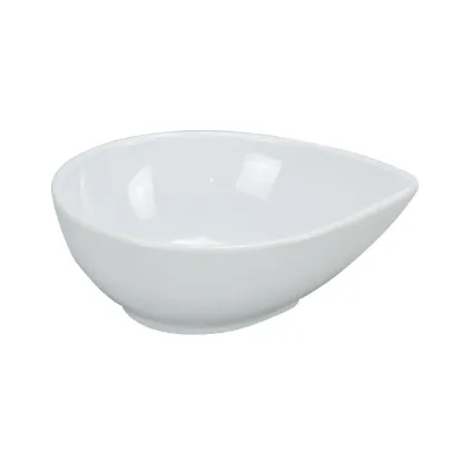 图片 RM-704 罗马 4″ X 3 1/2″ X 1 1/2″ 水滴形盘子 4 盎司