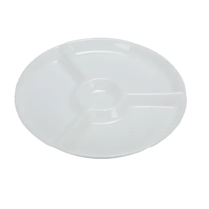 图片 RM-821 罗马 12 1/4" 4 隔室板，圆形，1" 深