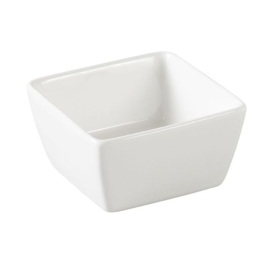 图片 SH-403 上海 3″ X 1 5/8″ 方形酱盘 4 盎司