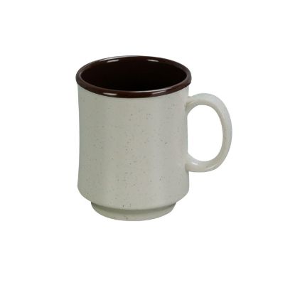 图片 SS-908 芝麻 3″ X 3 3/4″H 两色咖啡杯 – 8 盎司