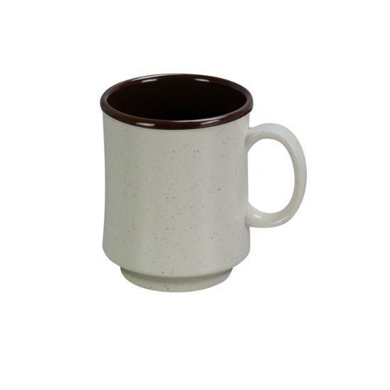 图片 SS-908 芝麻 3″ X 3 3/4″H 两色咖啡杯 – 8 盎司