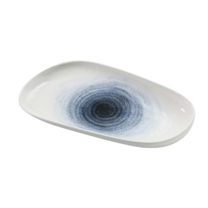 图片 UN-413 宇宙 13 1/2" X 7 1/2" X 1 1/2" 深椭圆形盘 24 盎司