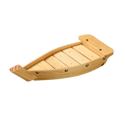 图片 WS-113 竹木13 1/4″ X 5 3/4″ X 2 1/4″ 木制寿司船