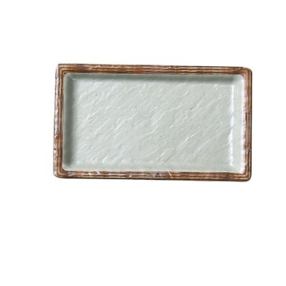 图片 YO-3006 Yoto 6 1/2″ X 3 3/4″ X 3/4″ 深长方形寿司盘