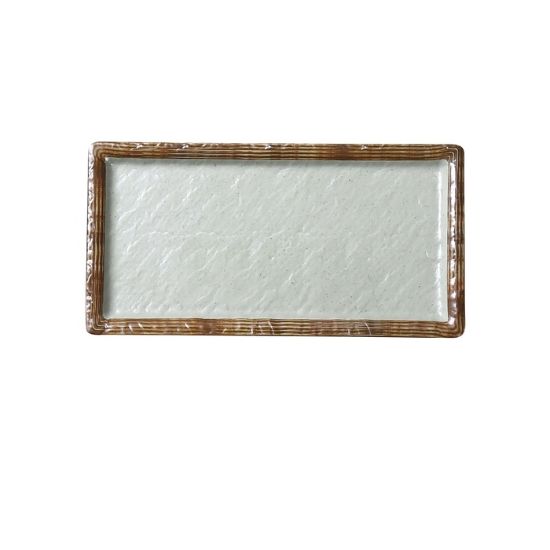 图片 YO-3011 Yoto 11″ X 5 1/2″ X 3/4″ 深长方形寿司盘