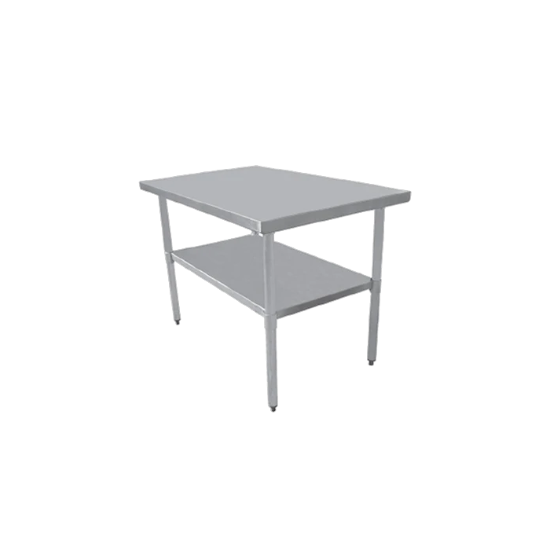 图片 Serv-Ware，T1860CWP-4，工作台，54" - 62"，不锈钢顶部